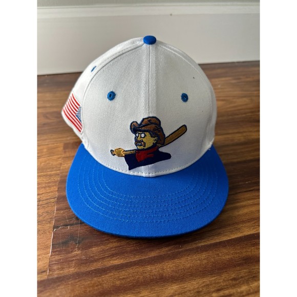 NWOT Badlands Big Sticks North Dakota Baseball Flexfit Hat Cap - Picture 1 of 6